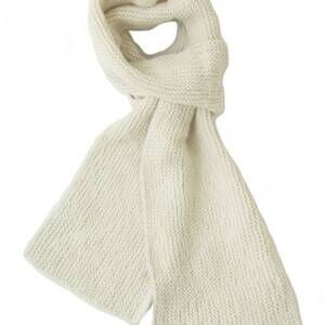 NEW NIRVANNA DESIGNS roam scarf in white